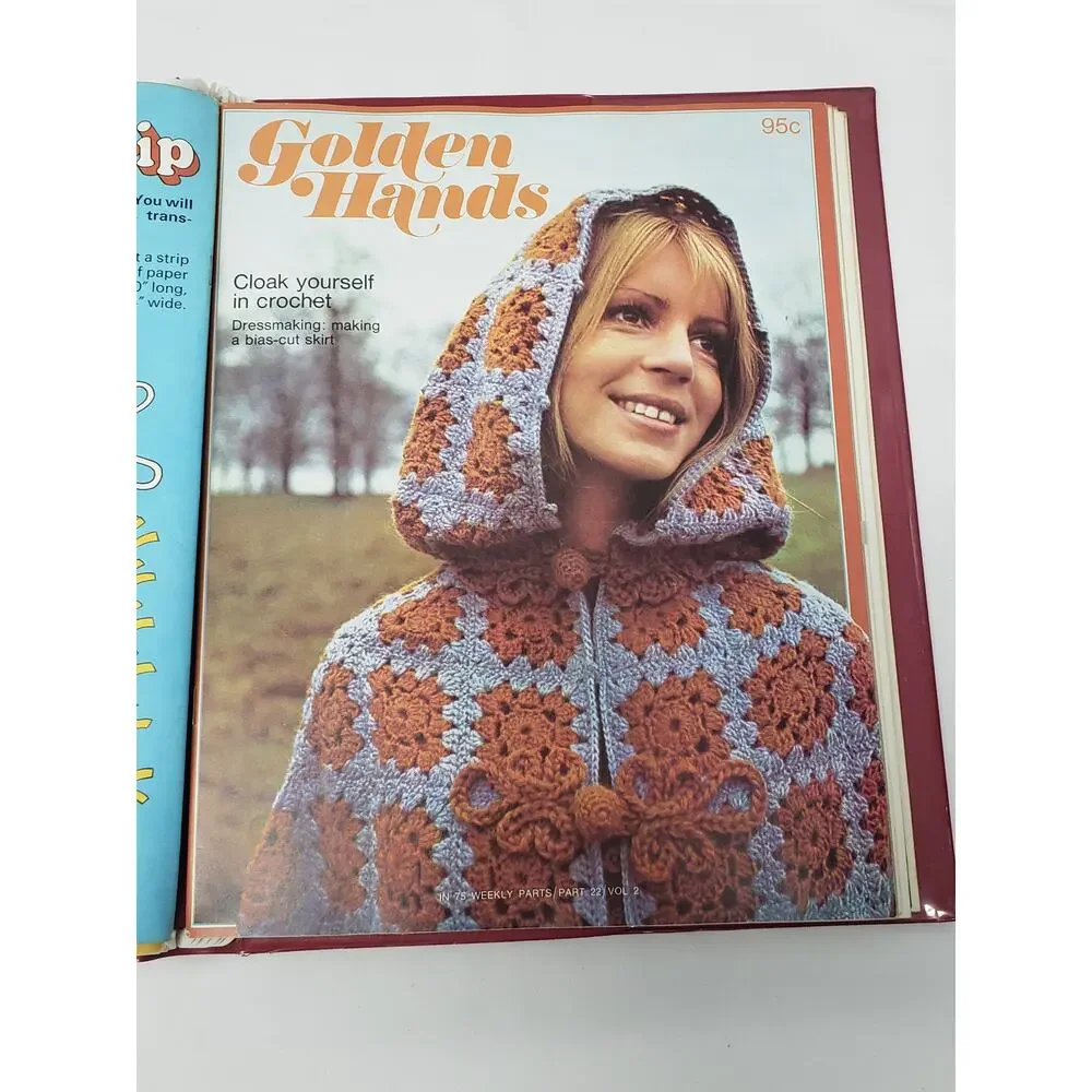 Vintage Golden Hands Volume 2 Sewing Crochet Knitting Dressmaking Patchwork Book
